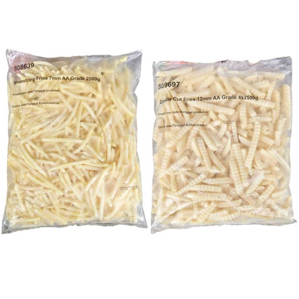 Kentang 2.5kg Kentang goreng frozen