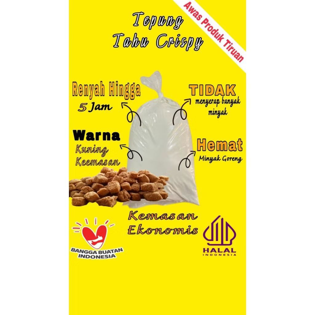 Tepung Tahu Crispy Gurih