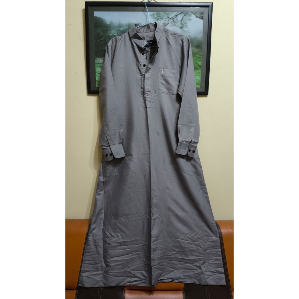 preloved jubah pria lengan manset