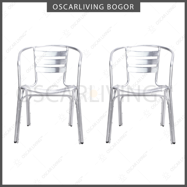 Kursi Outdoor/Kursi Teras Bina Karya Kijang Aluminum 2 Unit - Jabodetabek Kota