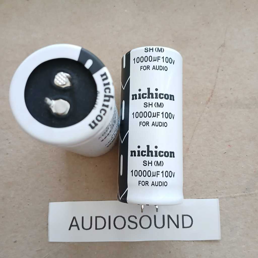 ELKO 10000uf 100v Nichicon putih  Elco 100v 10000uf
