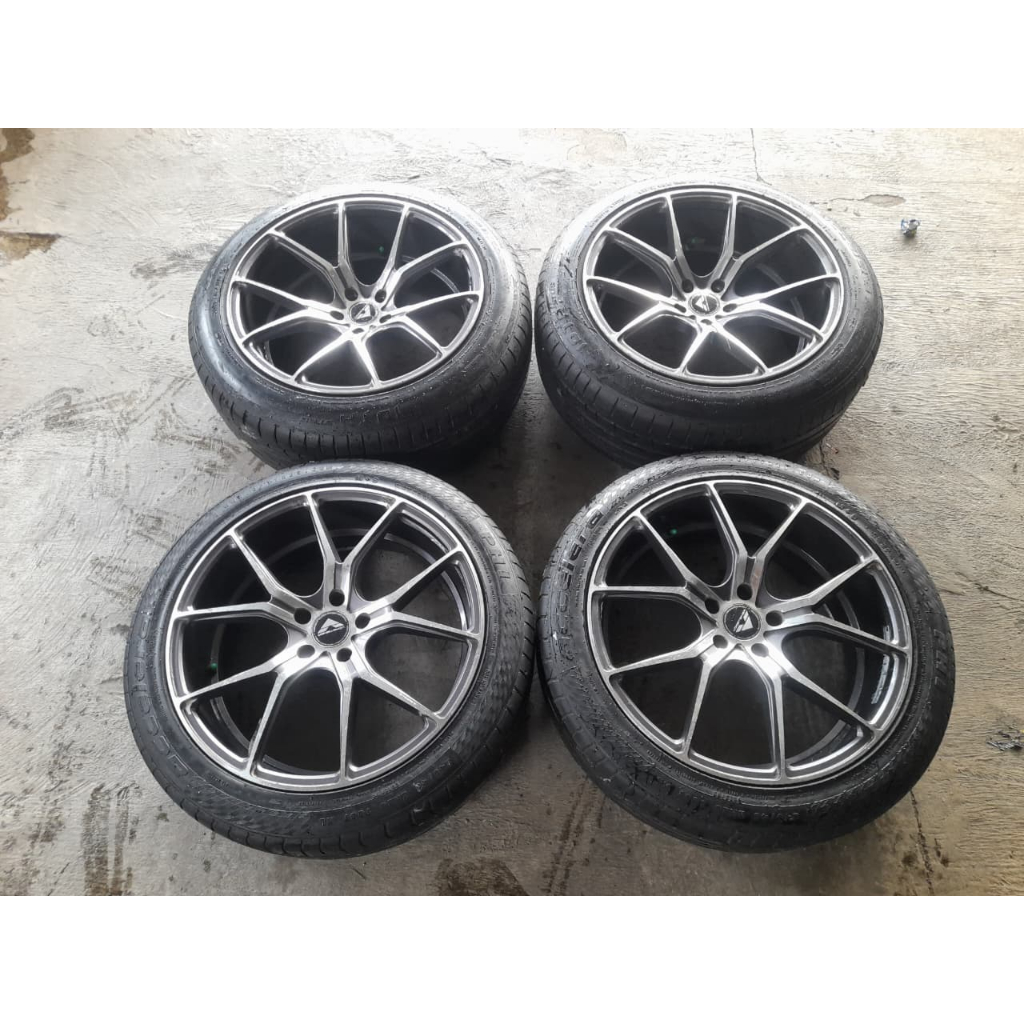 DIJUAL VELG SECOND RACING VOSTEINER RING 20 PCD 5X114 + BAN