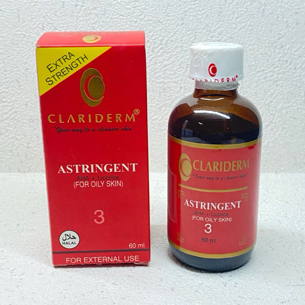 clariderm toner astringent ORIGINAL