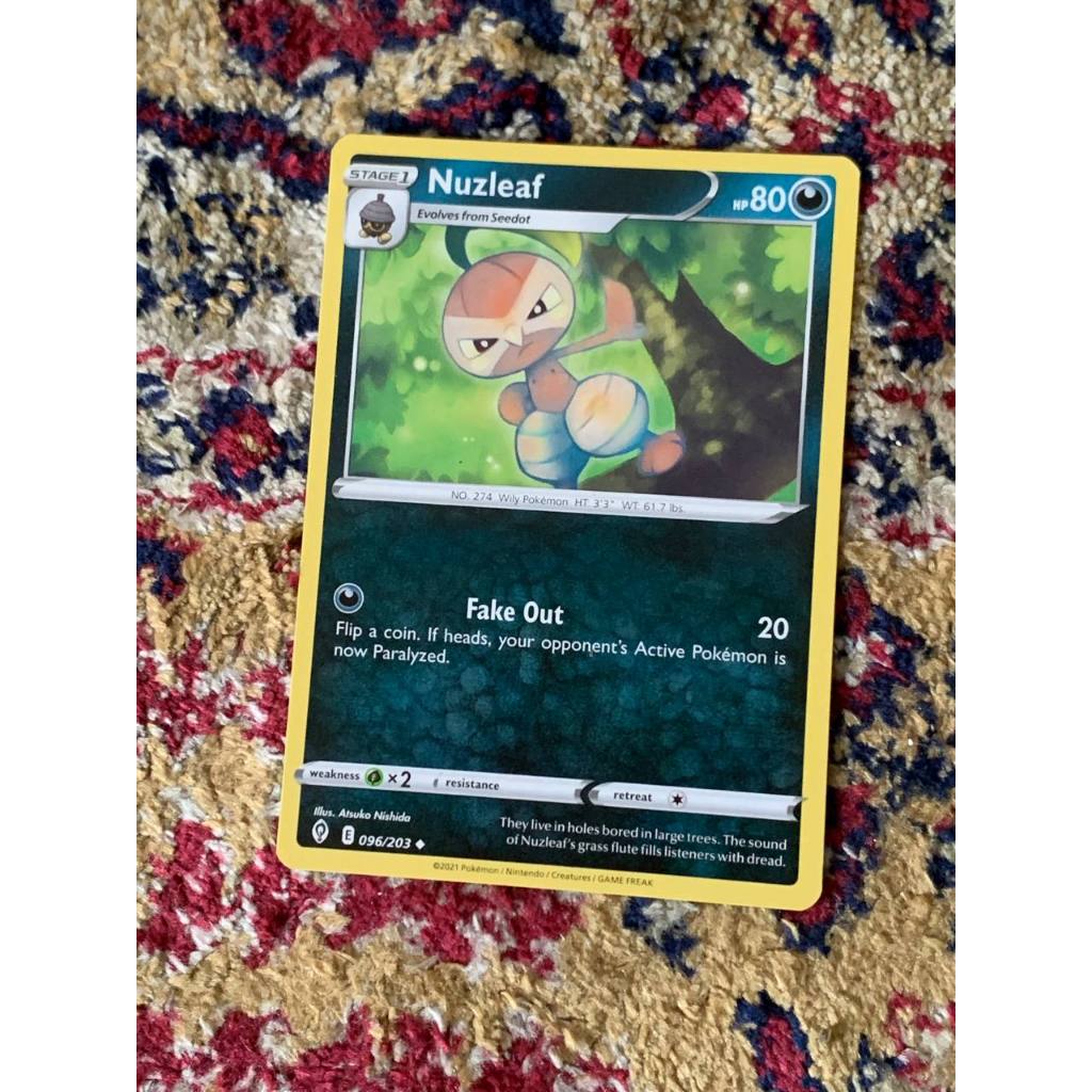 Nuzleaf Pokemon English 96/203