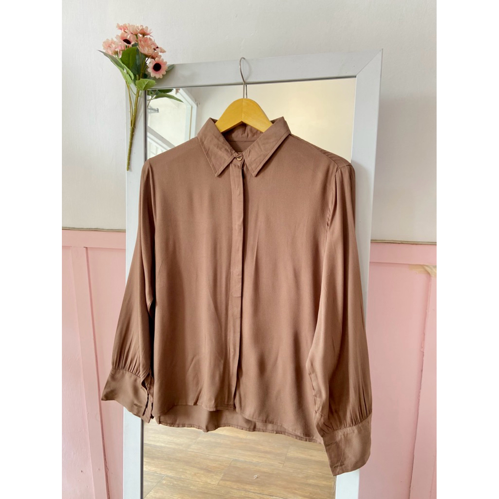 KEMEJA RAYON TWILL CHAVA/KEMEJA HIJAB/KEMEJA TWILL/KEMEJA POLOS