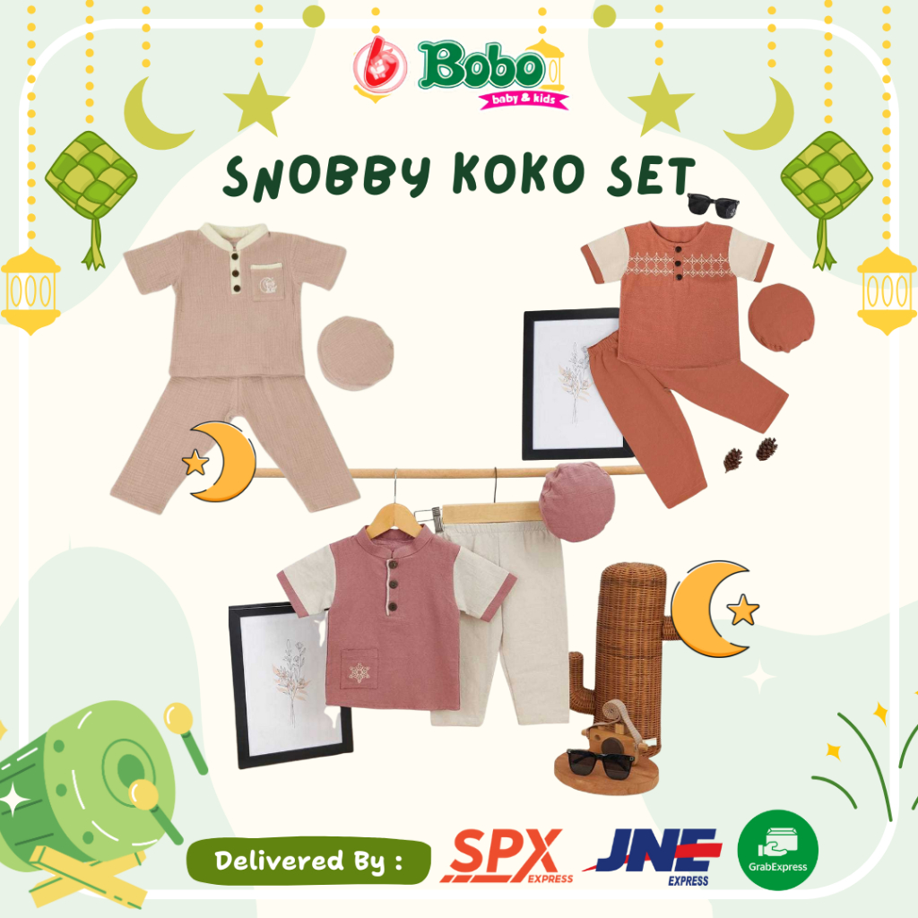 Snobby Koko Katun Mix Baju Muslim Anak Laki Laki
