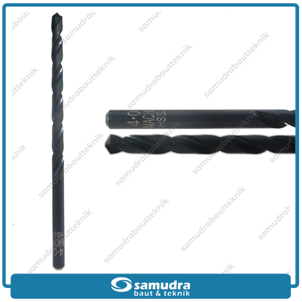 NACHI Mata Bor Besi 4 mm Asli Matabor Kayu HSS 4mm Drill Bits Ori