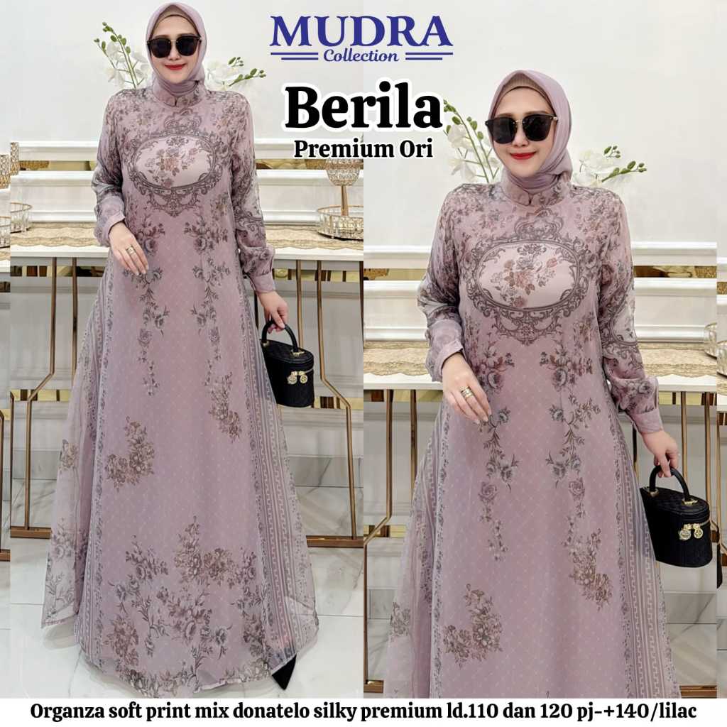 Gamis Mudra Collection / Gamis Terbaru / Gamis Wanita / Gamis Premium / Berila / Mudra Hijab