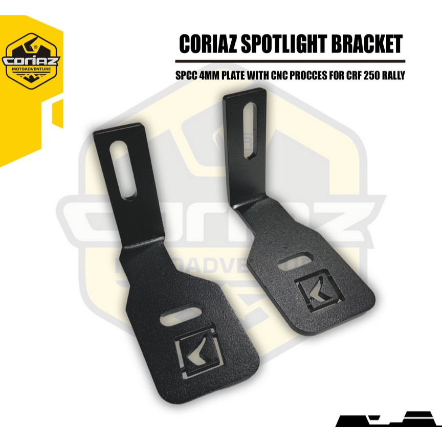 Bracket Lampu Tembak CRF 250 L By Coriaz Motoadventure