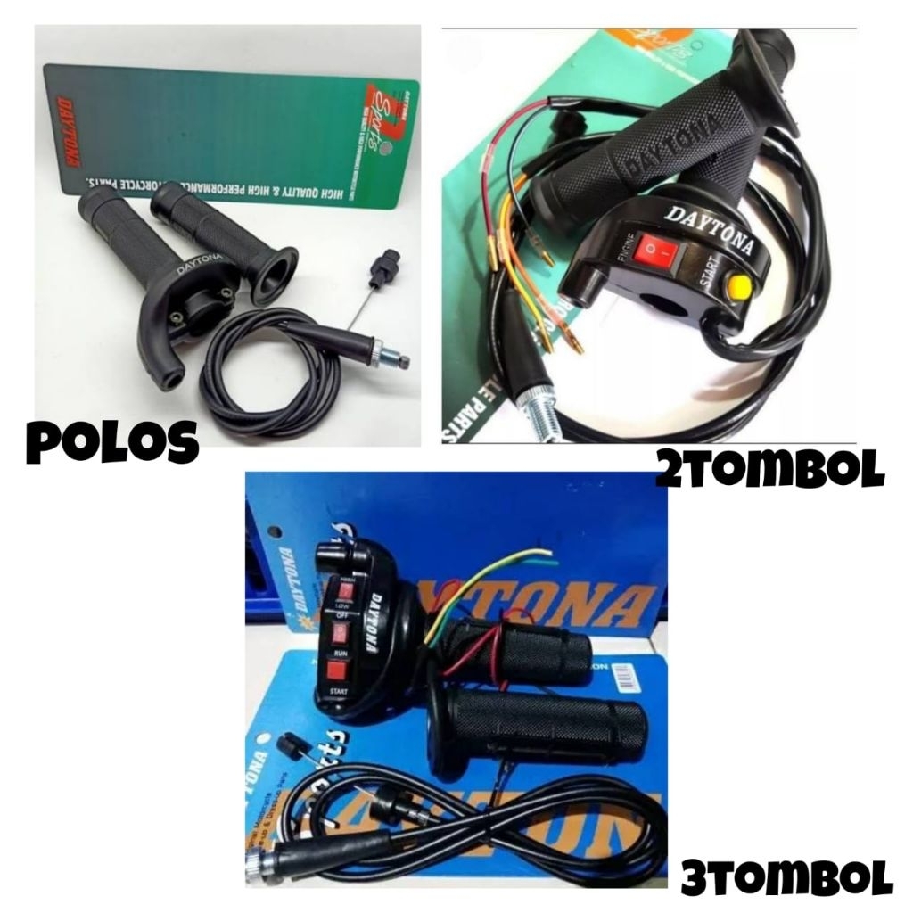 Gas Spontan Kontan Universal Matic Hitam Daytona