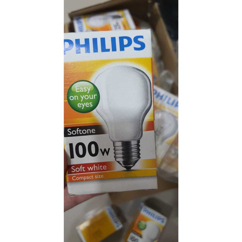 PHILIPS LAMPU SOFTONE 100 WATT