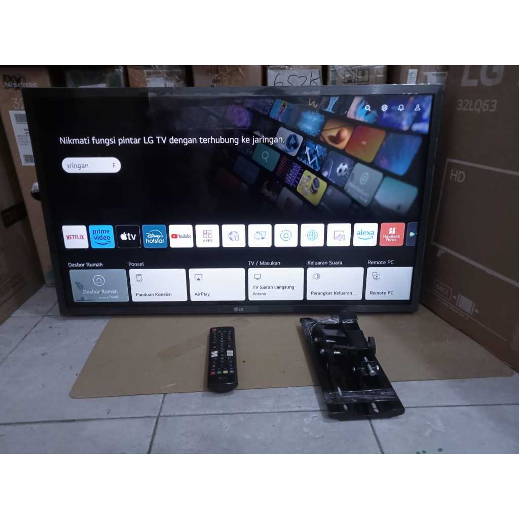 TV LED LG 32 inci HD SMART TV YouTube Digital TV Kondisi bekas pemakaian 5636F