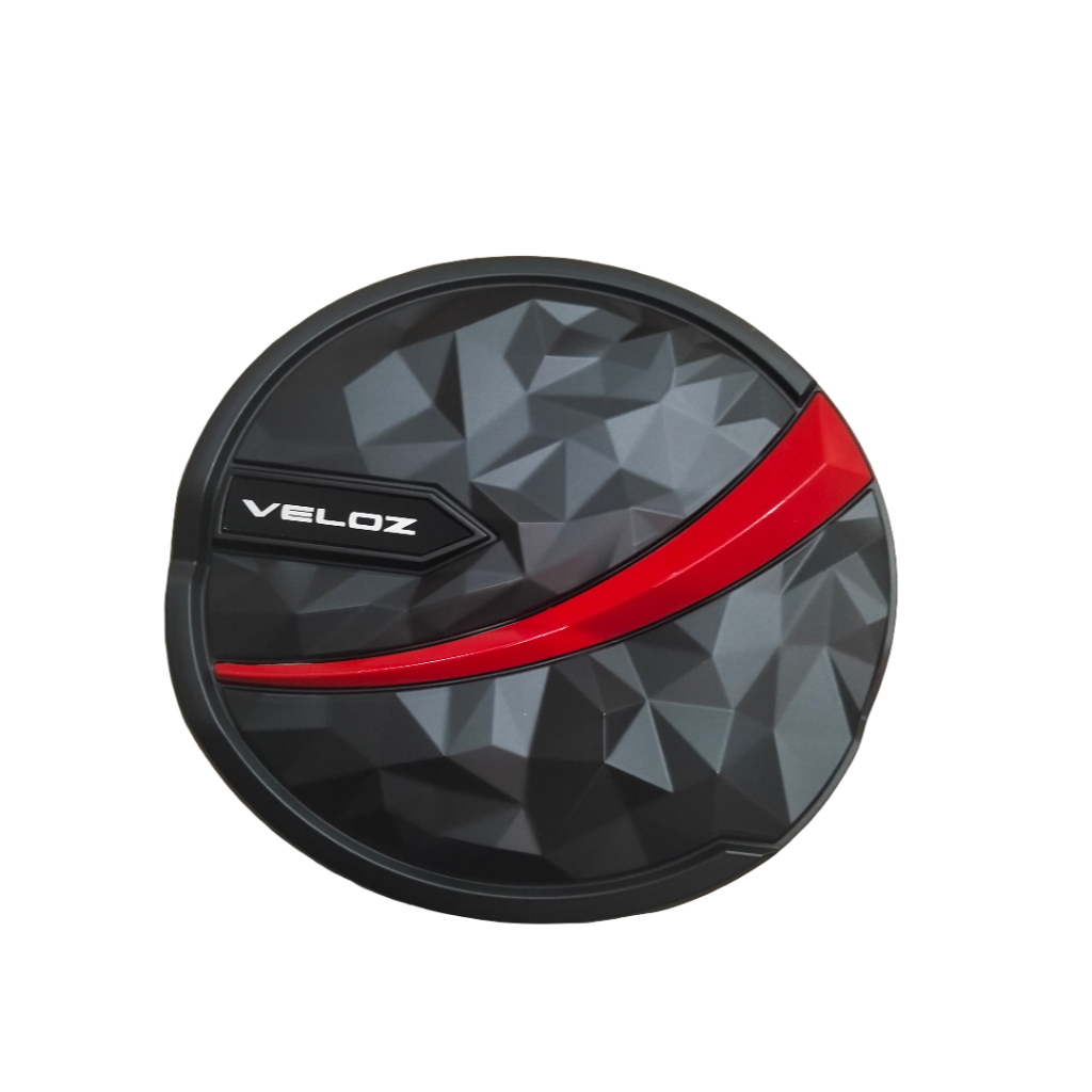 Tank Cover Mobil Veloz Hitam Lis Merah