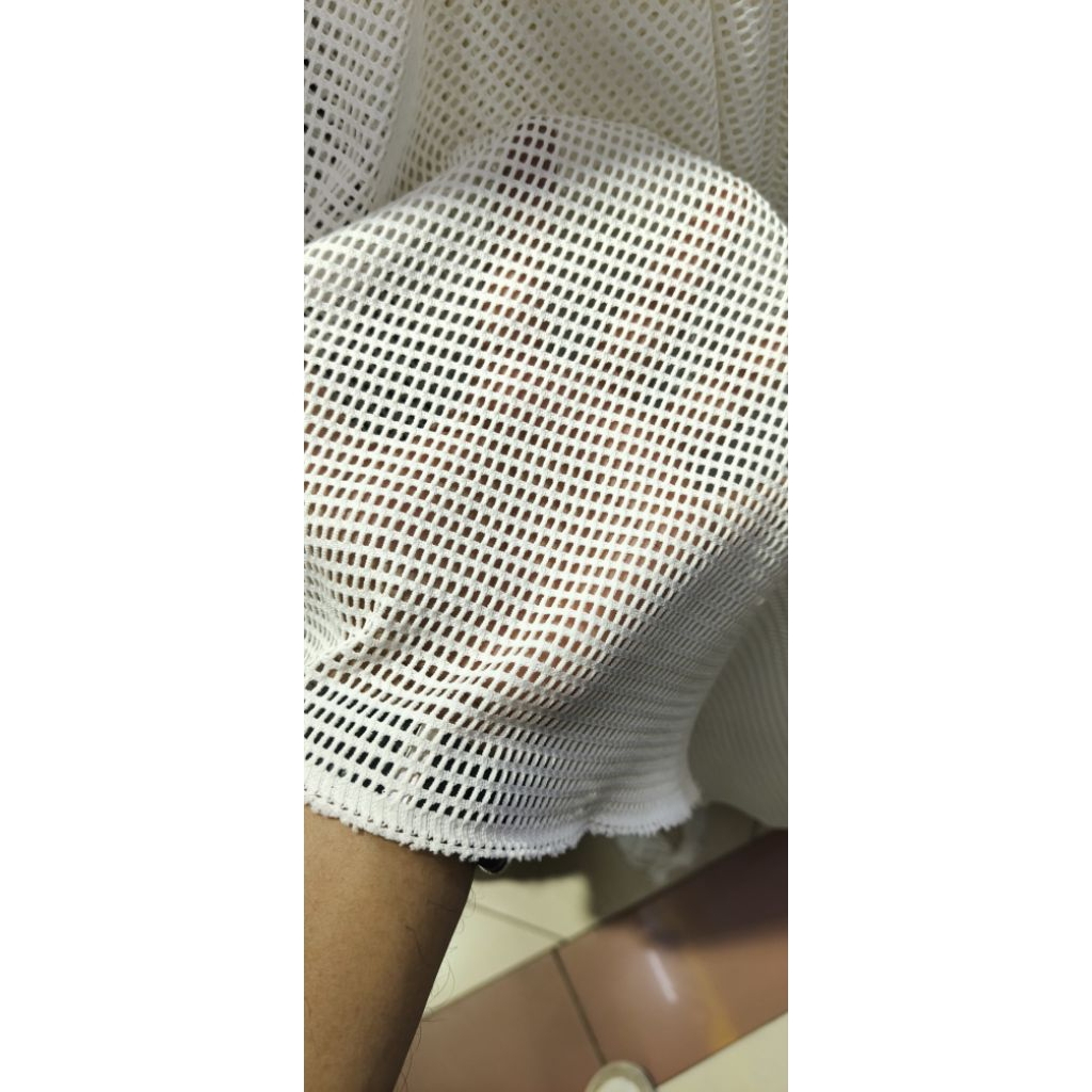 kain jala putih bw tebal sret adem