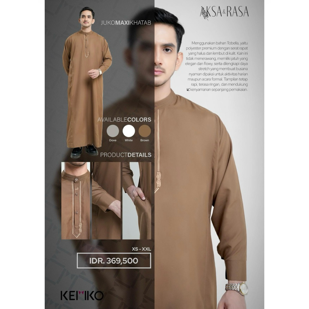 Rabbani - gamis pria JUKO MAXI KHATAB MST