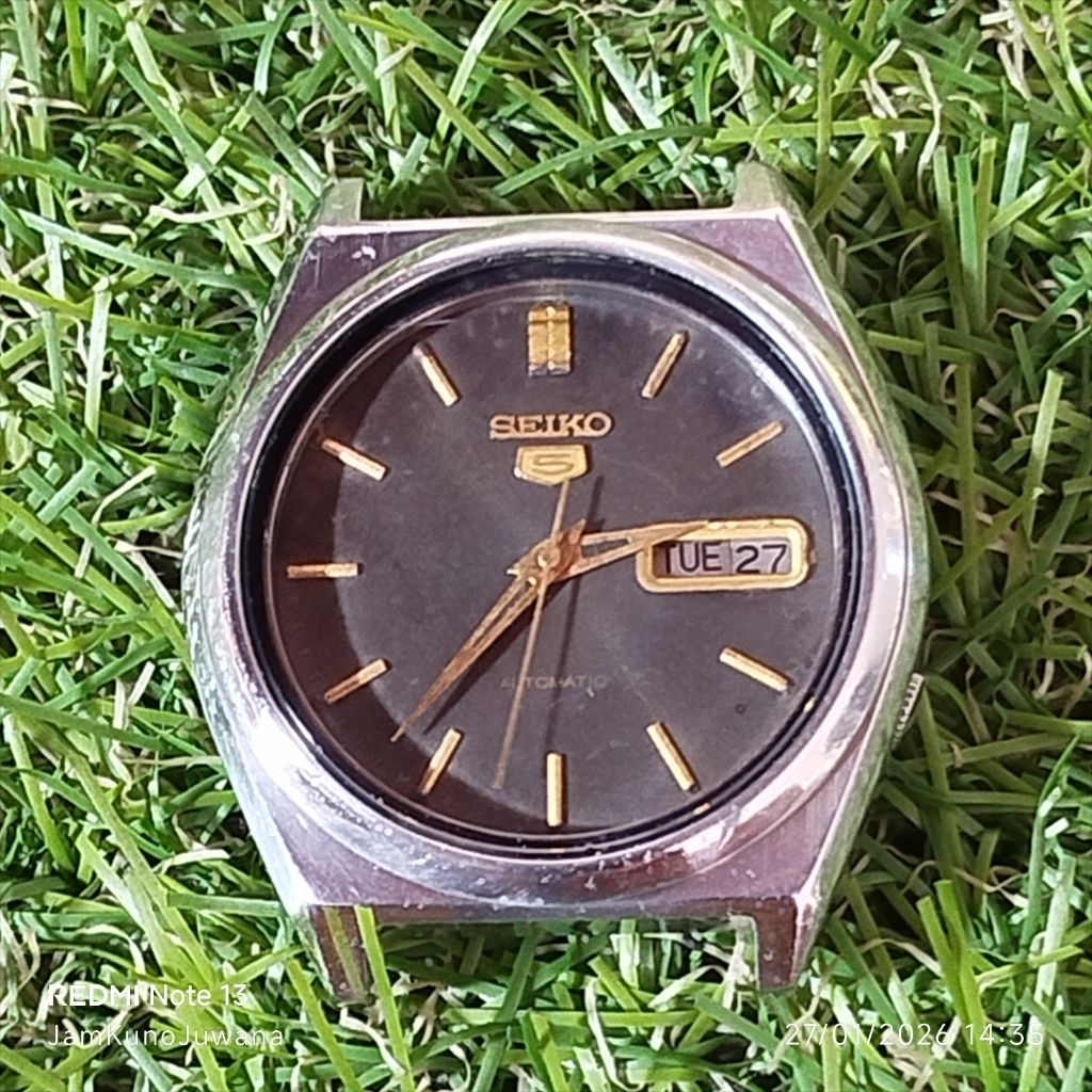 kepala jam tangan SEIKO 5 Automatic 7009