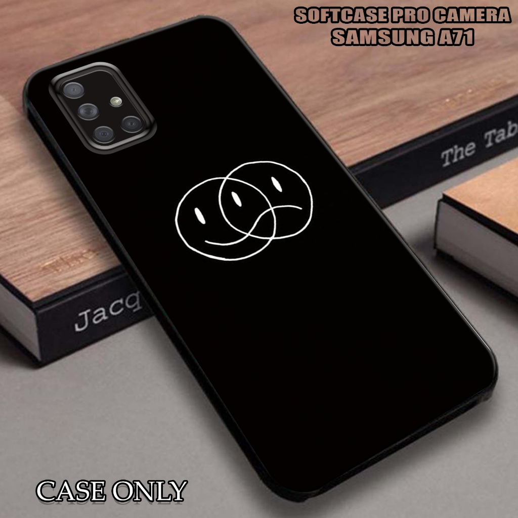 case samsung a71 - casing samsung a71 [ blck ] silikon samsung a71 - kesing hp - casing hp  - case h