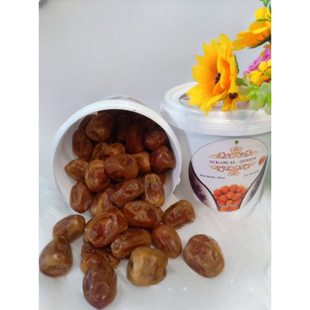 Kurma sukari Al-Qasim Premium kemasan Ember Asli Kurma Sukari