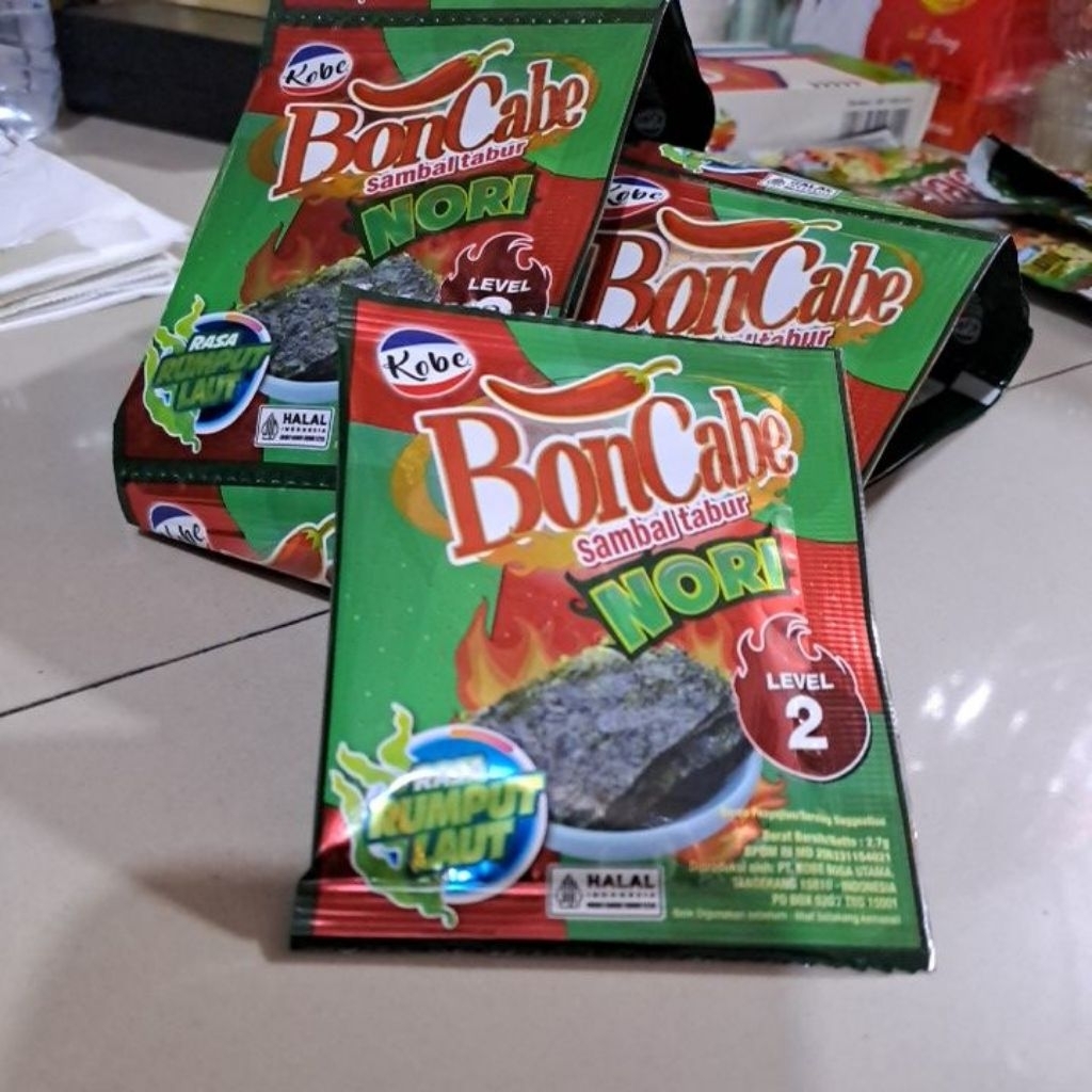 RUMPUT LAUN NORI BON CABE LEVEL 2 SACHET 2.7gr