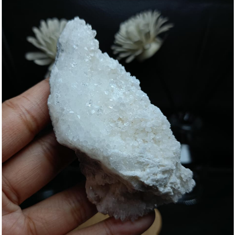 Natural Clear Quartz Druzy Cluster Sparkling blink blink Brazil (10)