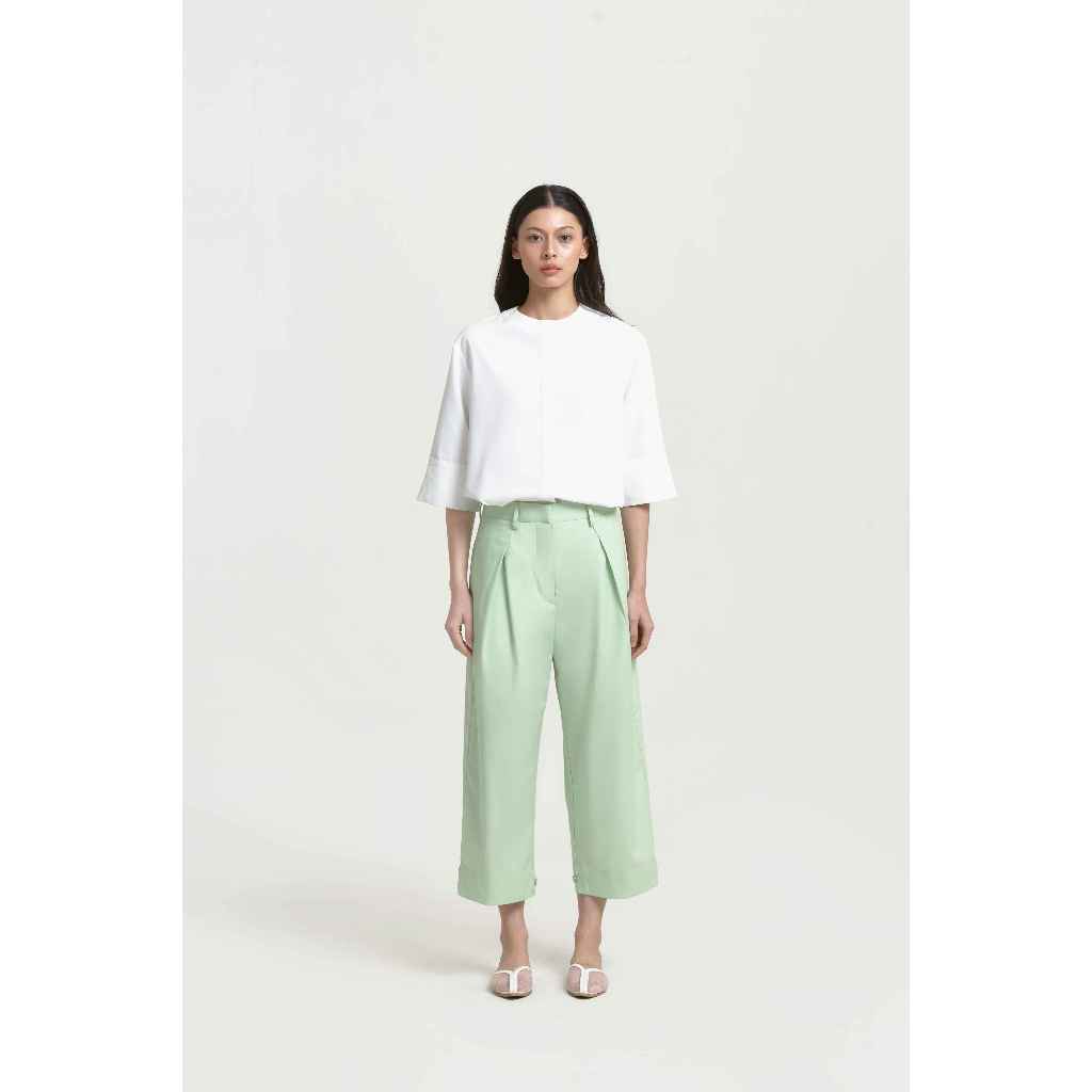 MASSHIRO&Co. - MOSHINA PANTS - MINT GREEN