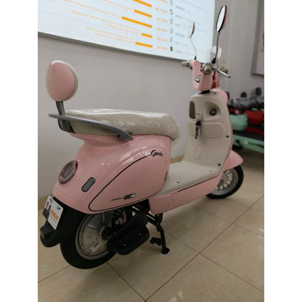 Sepeda listrik Goda Lemon GD001 baby pink