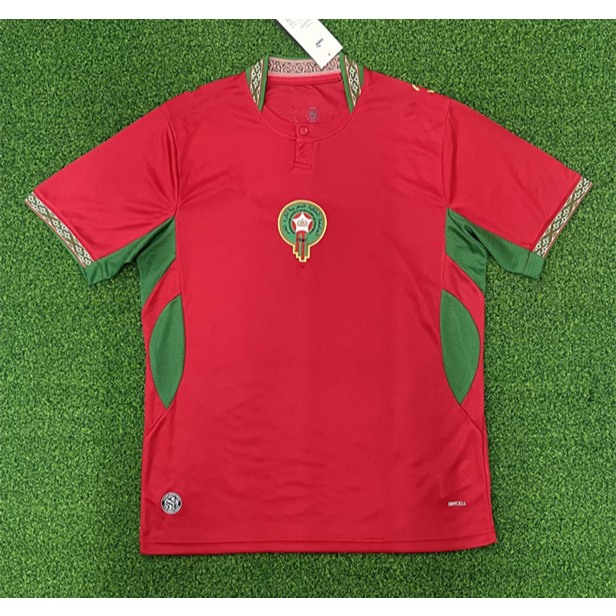 Jersey Maroko Home Piala Dunia 2026 Import Version Fans - Jersey Bola Piala Dunia 2026