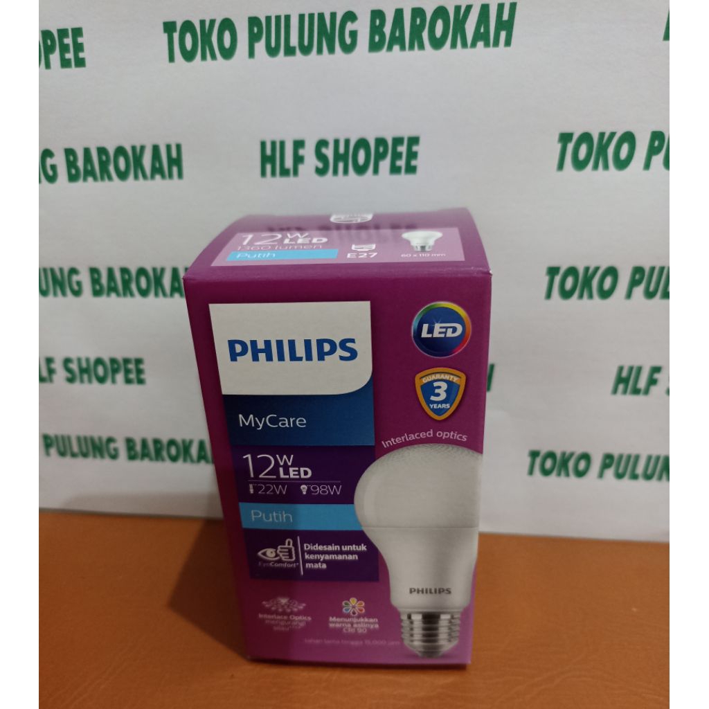 lampu LED PHILIPS 12 watt