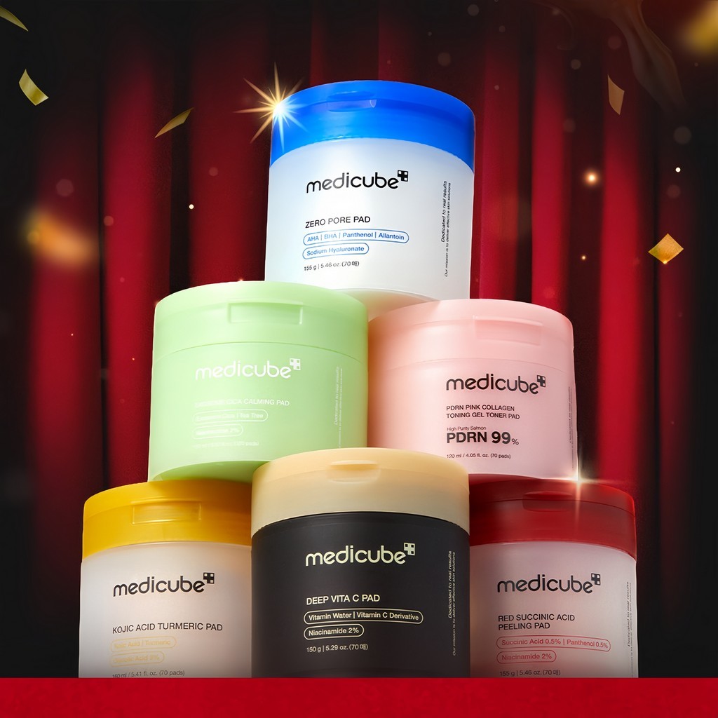 medicube Toner Pad  70ea / Zero Pore Pad 2.0 / Red Succinic Acid Toner Pad / Super Cica Toner Pad / 