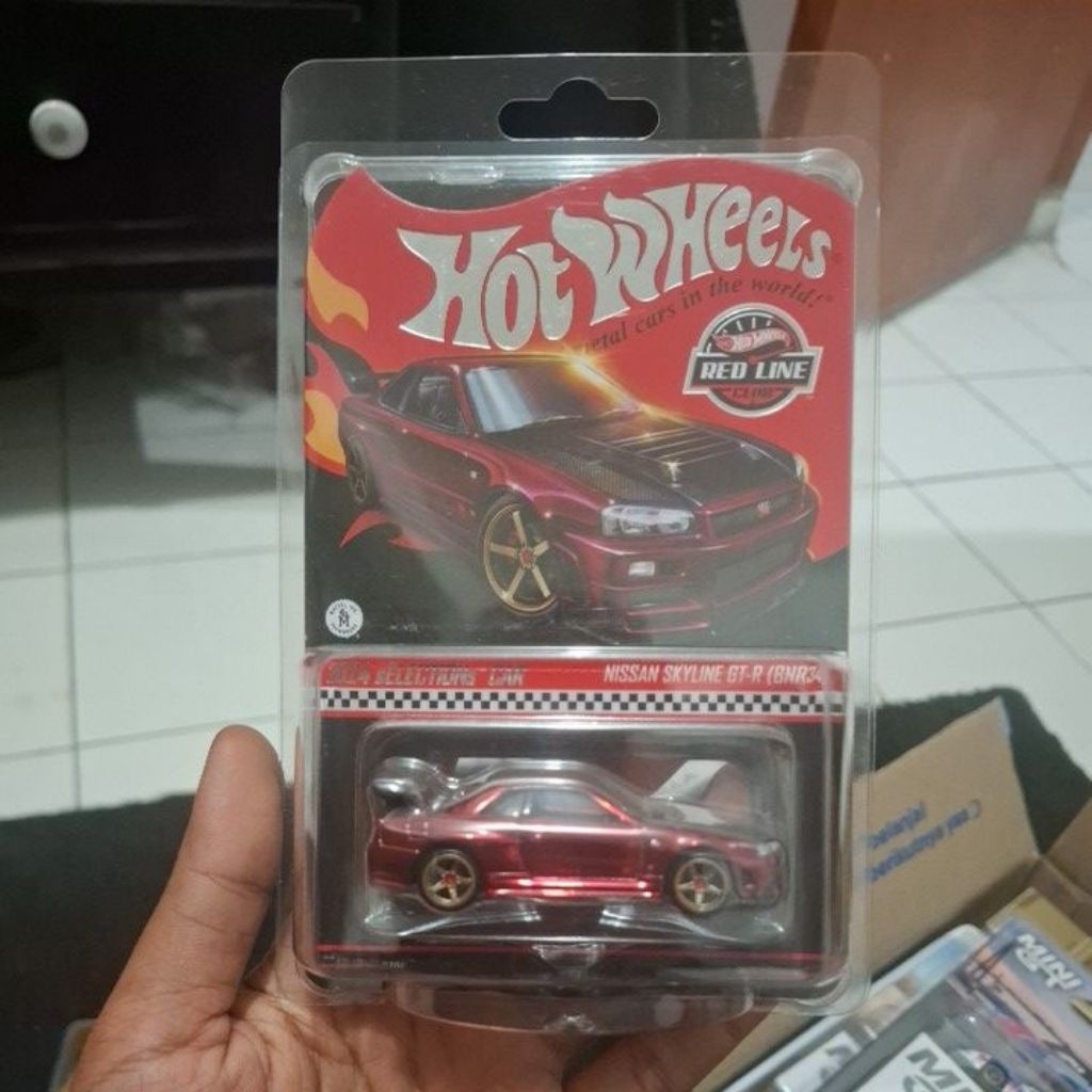 hot wheels nissan skyline r34 oxblood rlc