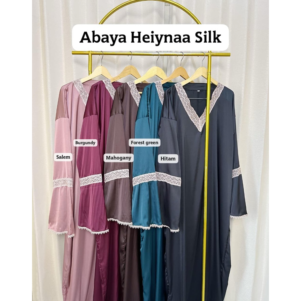Mukena Abaya Sholat 354 - Heiynaa Abaya Sholat Silk Premium