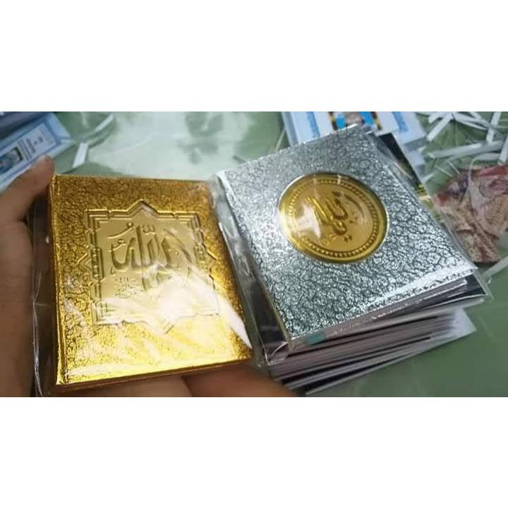 Cover Yasin Hardcover MQ Metalik Embos Silver/Gold
