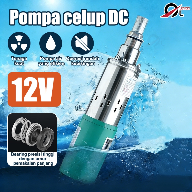 Pompa celup sumur dalam / Pompa celup DC 12V / Cocok untuk irigasi pertanian dan kebutuhan rumah tan