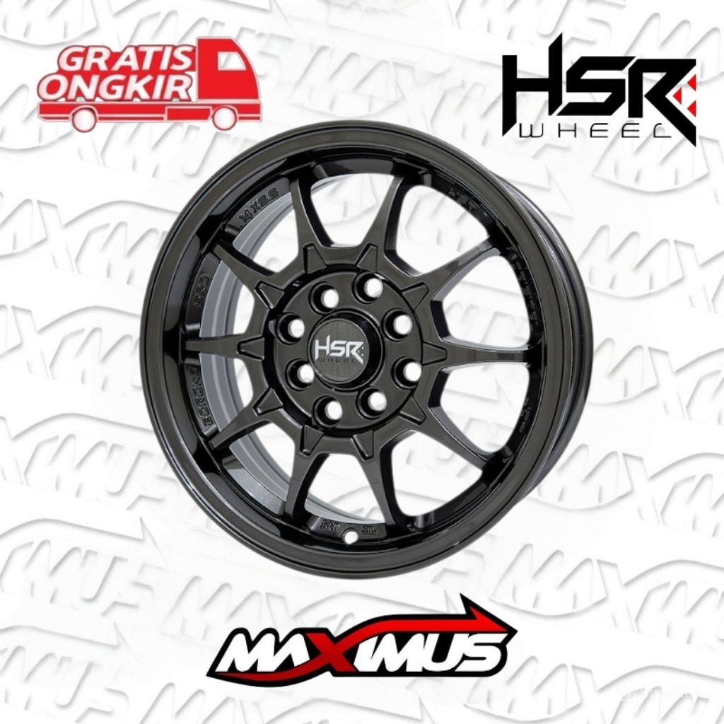 SUPER SALE Velg hsr model jari jari ring 14 lubang 4x100 - 4x114 cocok buat brio jazz kijang avanza