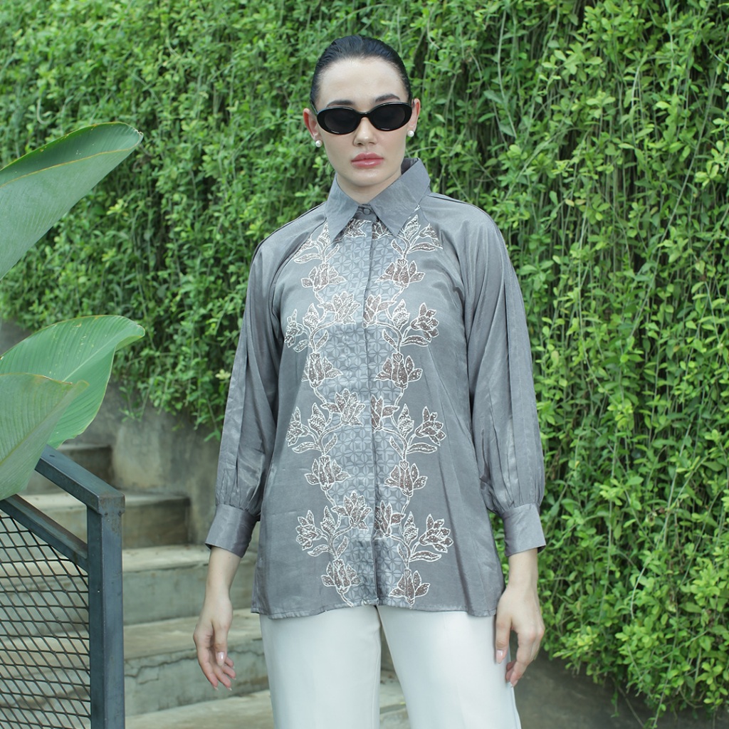 Batik Huza - Blouse Jafna - Atasan Batik Wanita