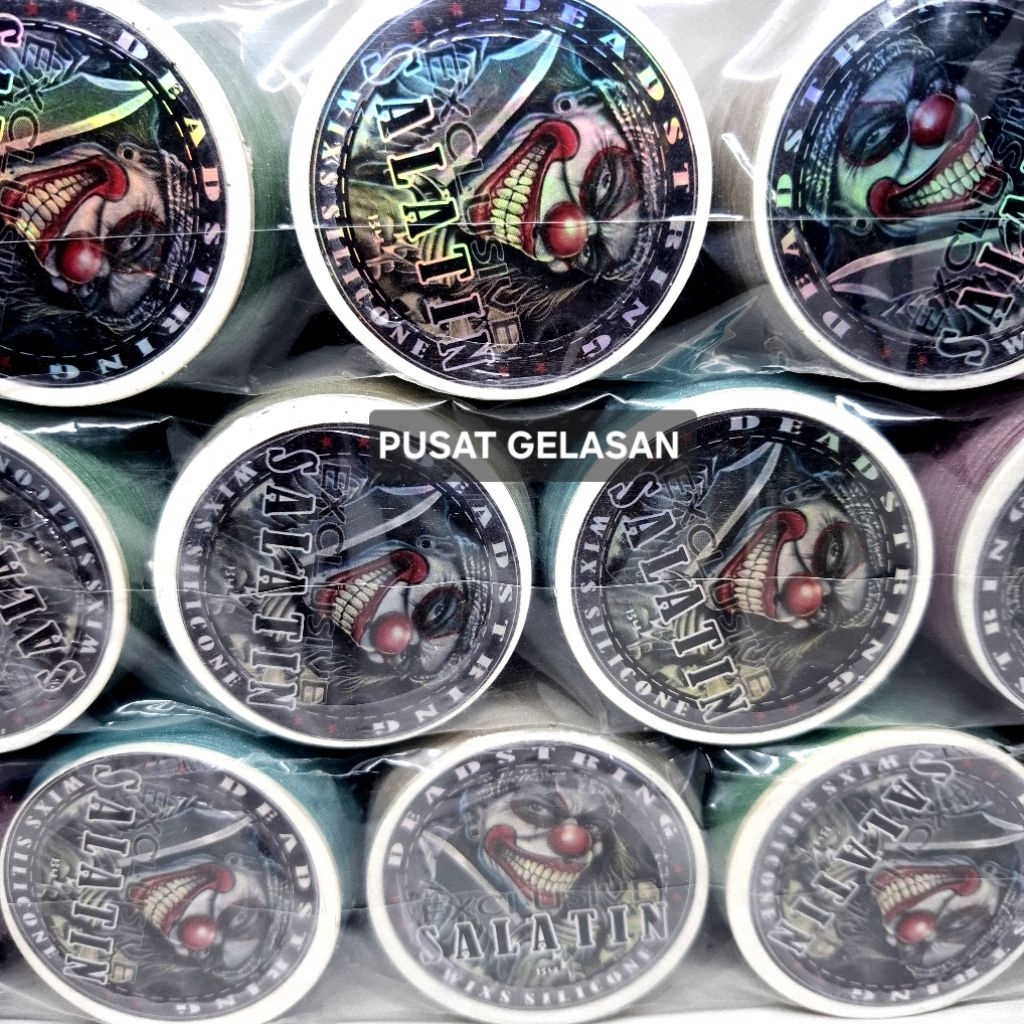 ( 1 PAK ) Gelasan BADUT SALATIN Matot 1600 yard by WIXS SILICONE Pusat Gelasan