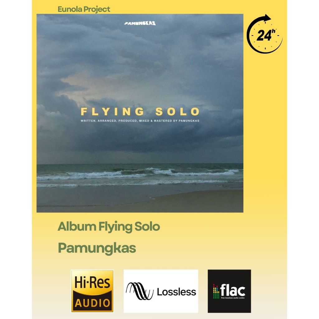 Pamungkas Flying Solo Album Lagu FLAC Hi-Res 24bit 48kHz 11 Lagu Studio Quality