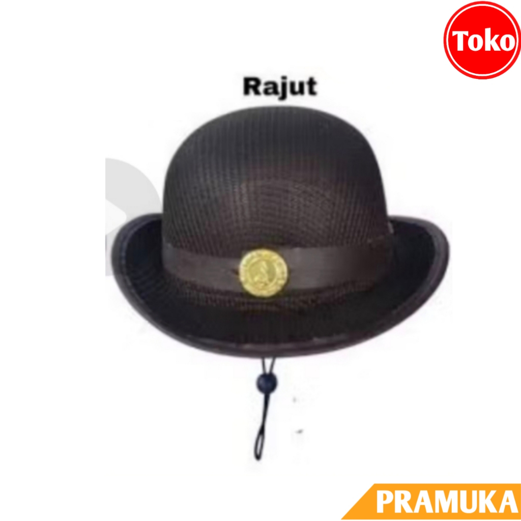 Topi Boni Rajut Pramuka Topi Pramuka Boni Topi Boni Cewek Pramuka Bijian