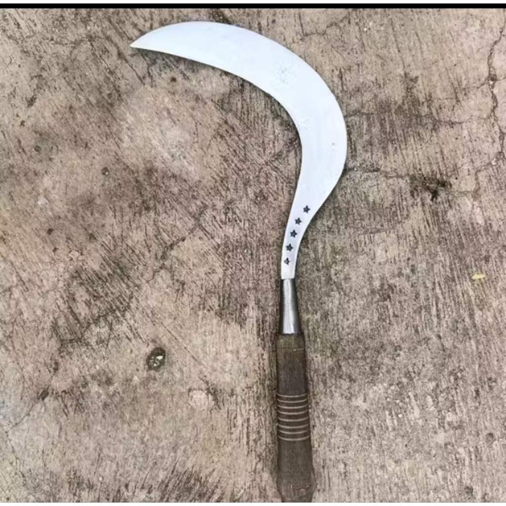 Sabit besar arit rumput khas madura cap bintang lima