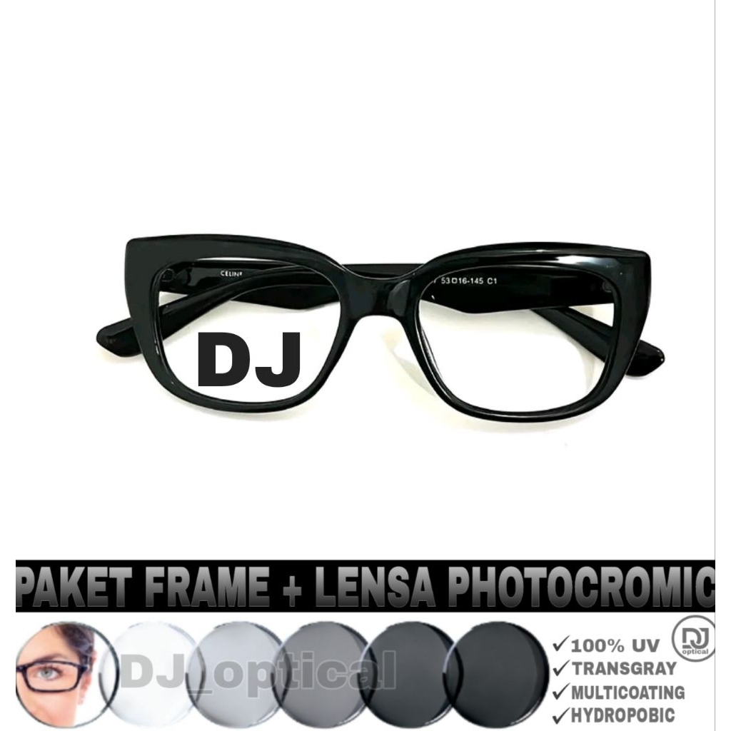 Frame kacamata 5207 Anti radiasi Blueray Photocromic Bluecromic