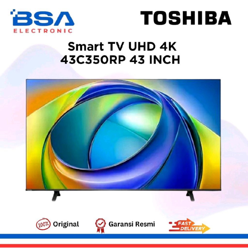 TOSHIBA TV 43C350RP SMART TV 4K UHD 43 INC