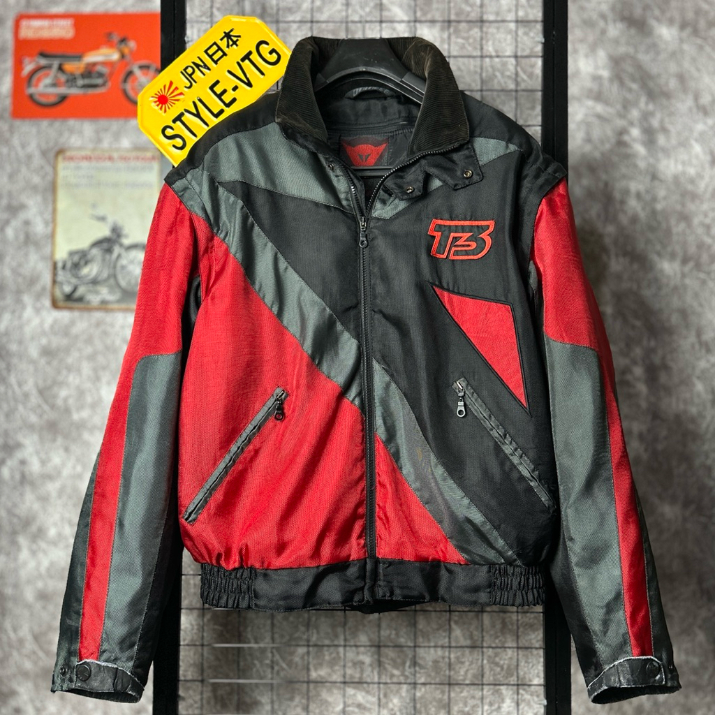 jaket Dainese Italy Original 90s Vintage Racing Jacket motor touring biker moge jadul bkn yellow cor