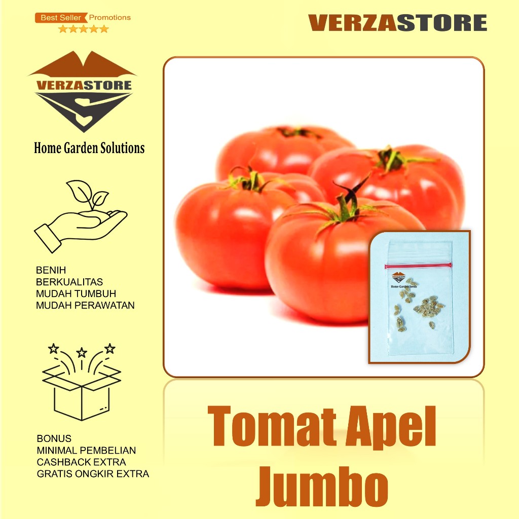 biji/benih/bibit buah tomat apel /10 biji
