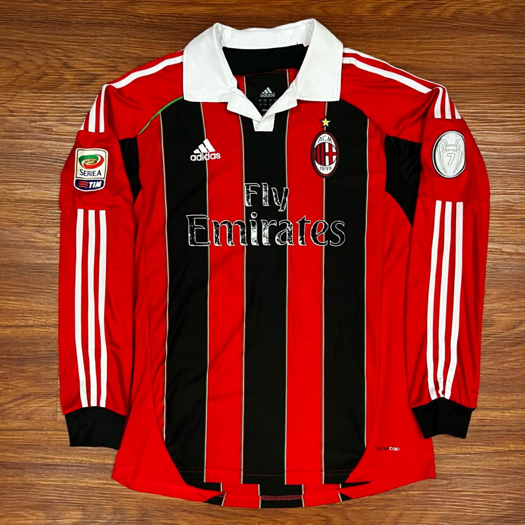 Jersey Ac Milan 2013 Home Nesta Longsleeve