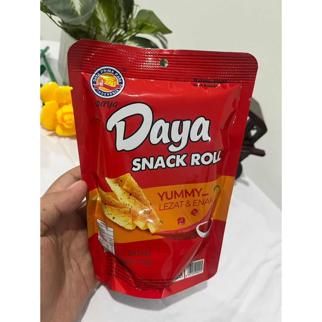 SNACK ROLL DAYA CRISPY ENAK GURIH RUMPUT LAUT/BALADO/AYAM BAWANG