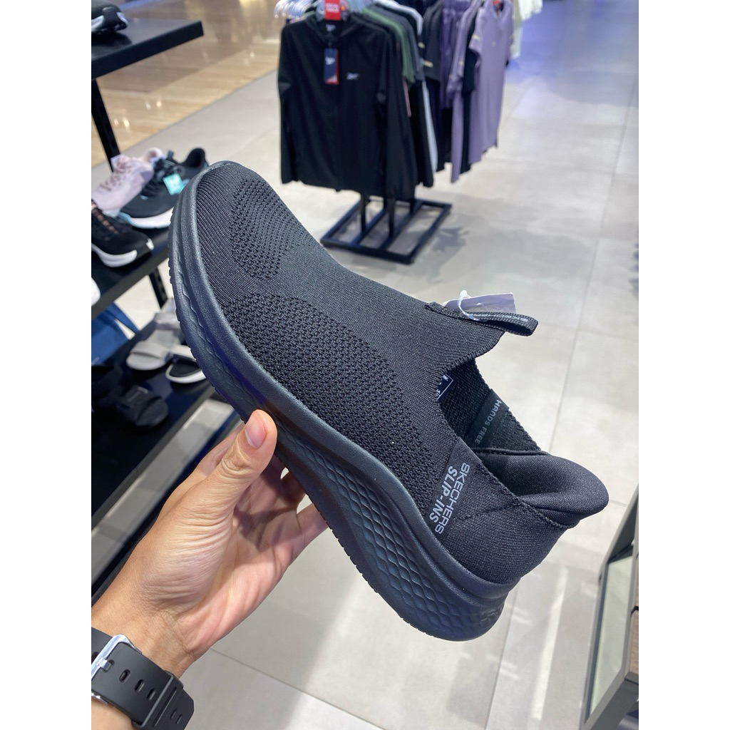 Sepatu Pria Skechers Go walk Full hitam Casual formal Original