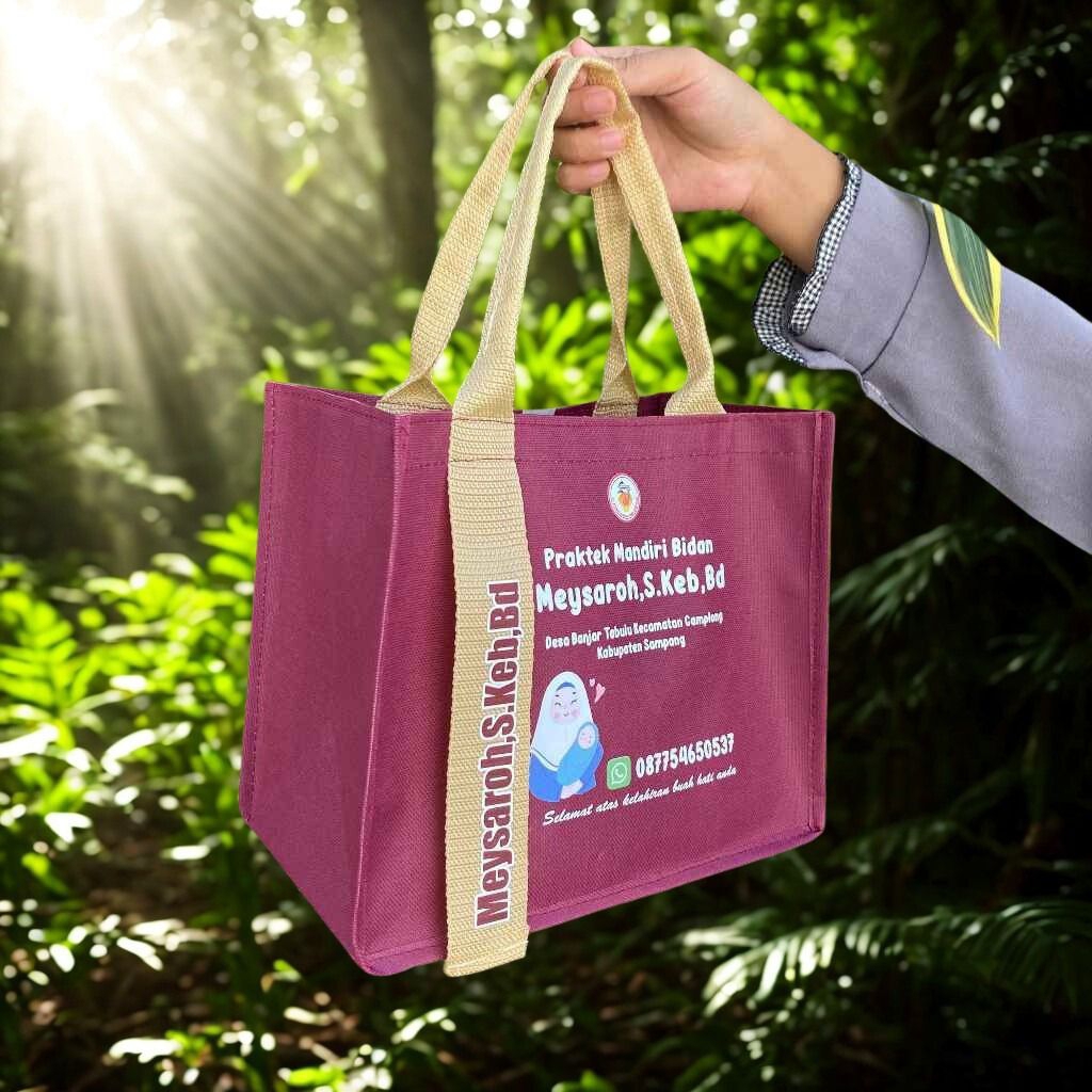TAS BIDAN SABLON CUSTOM MURAH/TAS PARTUS CUSTOM/TAS BIDAN PREMIUM/TAS LAHIRAN BIDAN/SOUVENIR PERSALI