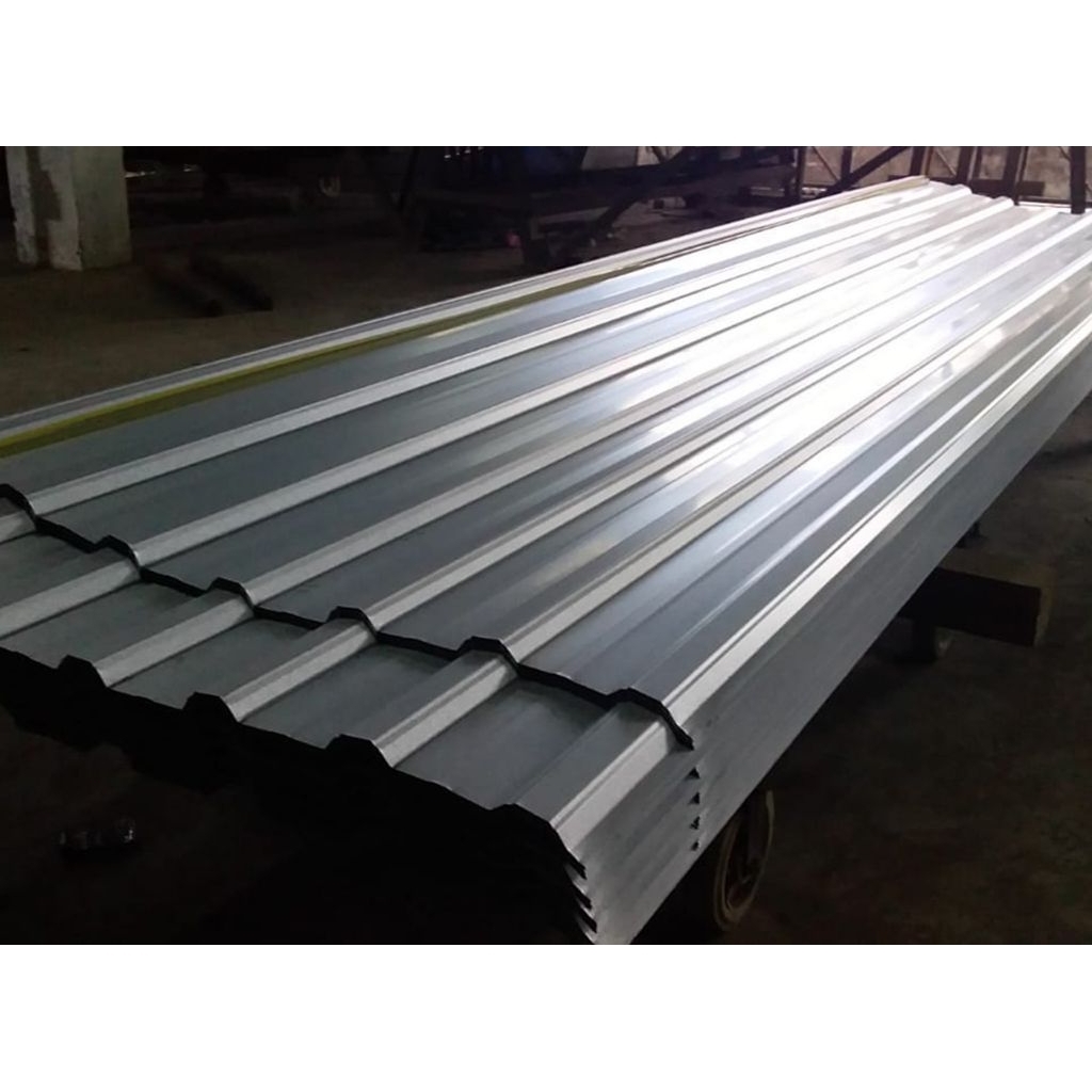 SPANDEK GELOMBANG 5 Baja Ringan Galvalum per METER tebal 0.30 mm lebar 80 cm panjang minimal 170 cm