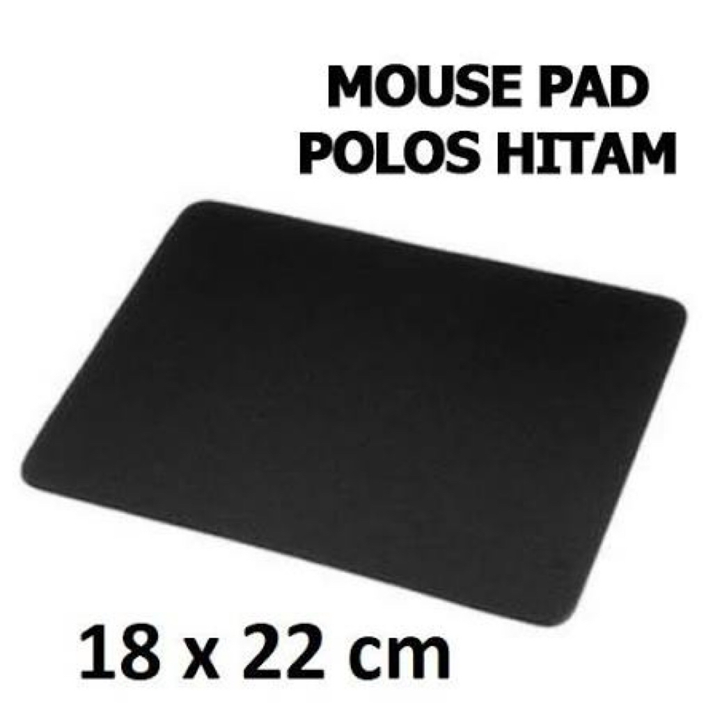 Mousepad termurah Mousepad polos alas mouse 22cmx18cm motif polos mousepad polos mousepad hitam