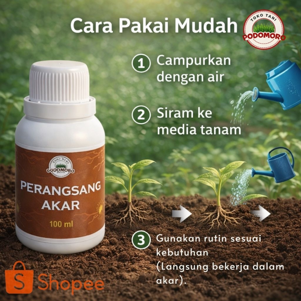 perangsang akar tanaman praktis